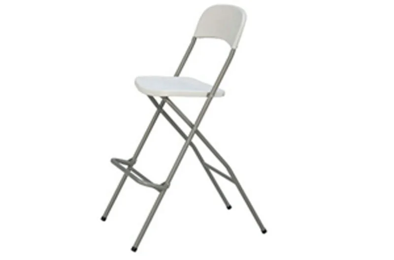 outdoor bar chair in foldable strcuture/space saving folding style HDPE chair/hotel foldable portable chair for outdoor usages