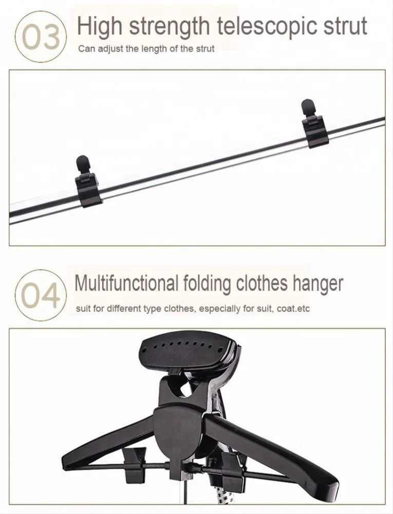 CE approved 1800W vertical home appliance hanging clothing garment steam iron