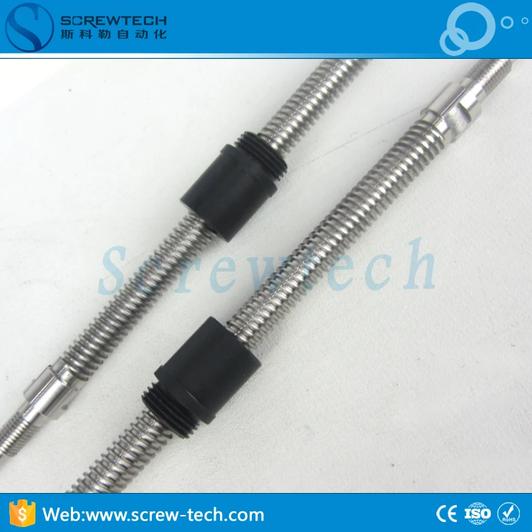 High Precision Trapezoidal Lead Screw Tr10x4 ,Stepper Motor Lead Screw With Trapezoidal Thread