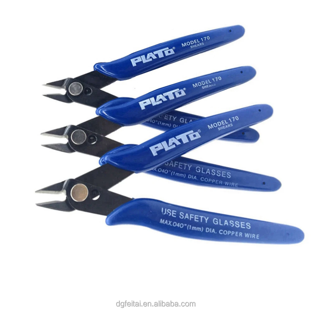 High Quality Mini Plato 170 10pcs/box Cutting Pliers Copper Wire Cutters