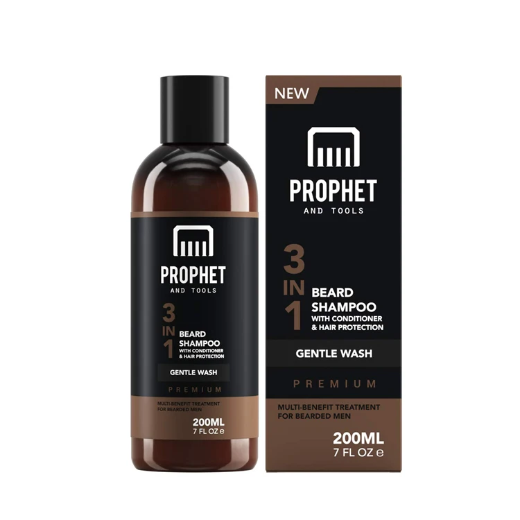 
Hot Selling Organic Beard Wash Anti Itching Smoothing Beard Shampoo 
