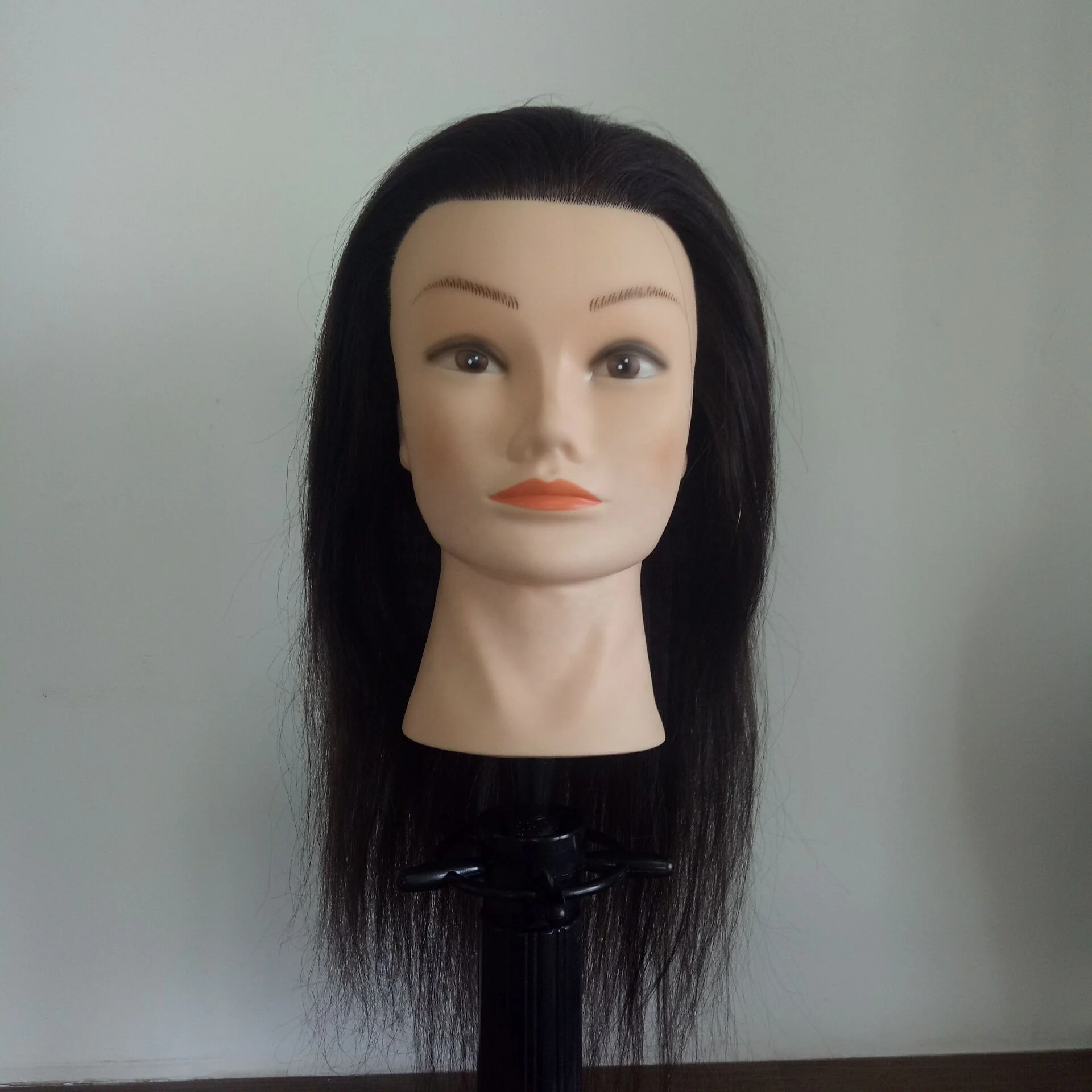 Wholesale Salon practice doll wig black mannequin head  Barber Training Head