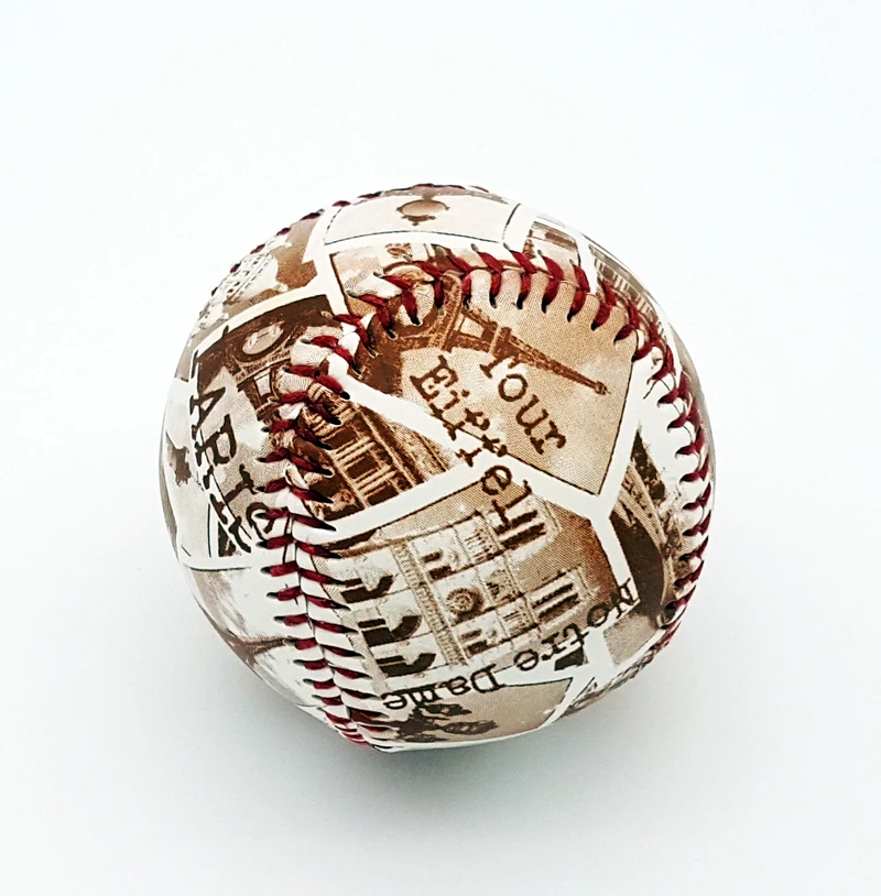 Standard 9 inches hand sewn PVC promotional weighted balls baseball