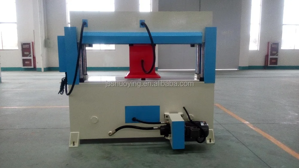 
35T Precision four-column hydraulic traveling head fabric clicker 