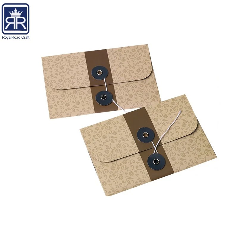 16060115 High quality gold foil logo printing red pocket money envelope for gift