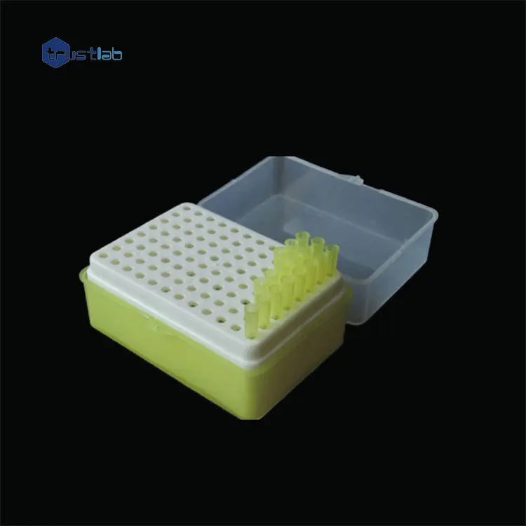 
Laboratory disposable transfer 100 wells rack pipette tip box 