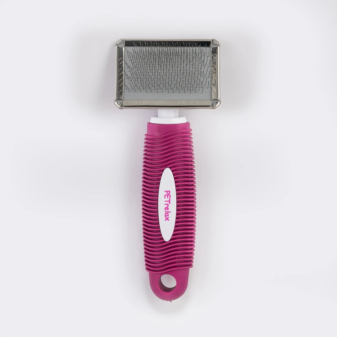 Pet bath Massage Brushes For Pets Hair Remover With Plastic Handle