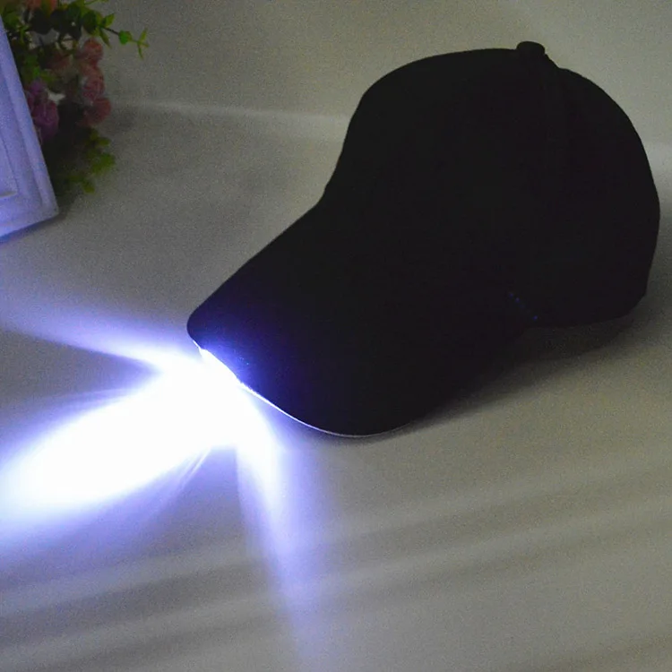 Multifunction led light hat and led baseball cap