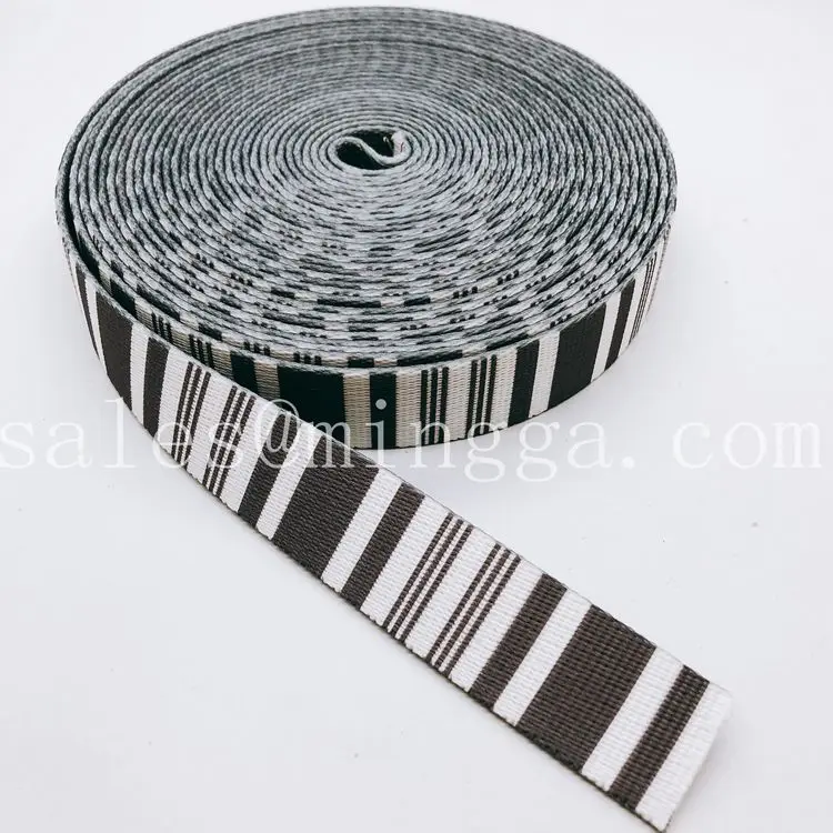 1 inch width printed custom polyester strap bag webbing