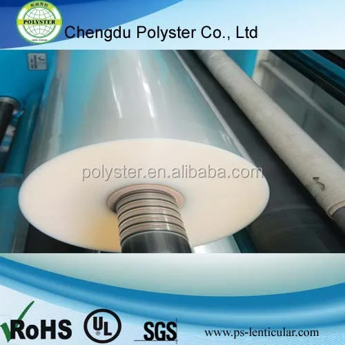 graphic overlays 250micron printing Polycarbonate film roll with adhesive