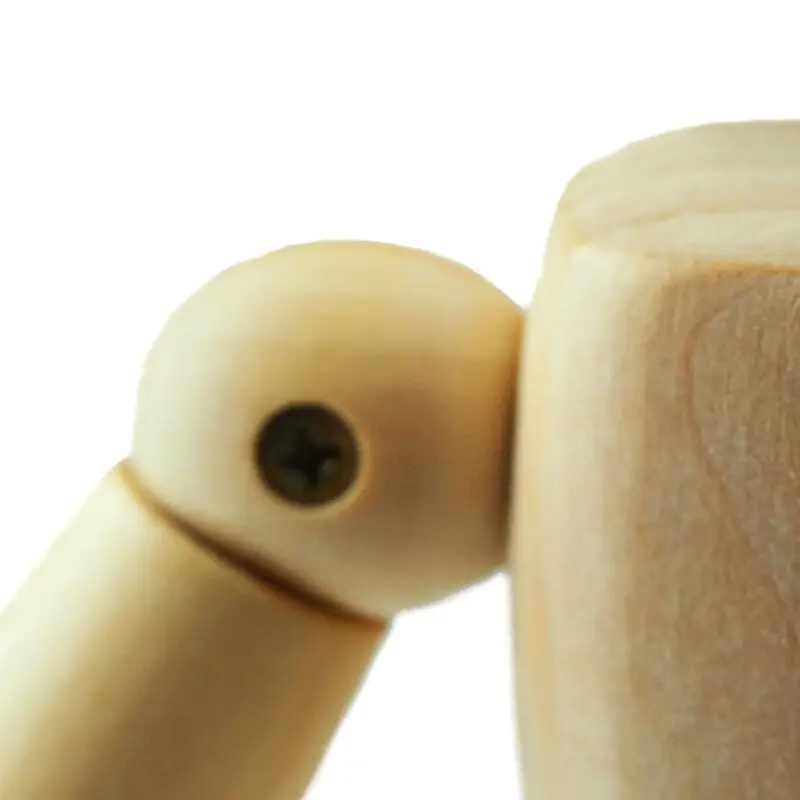 5.5 inch (14cm) Eco-friendly Artist Sketch Model Mannequin Wood Customized Logo Multifunction OEM Wooden Models Teaching Model