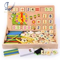 Multi functional Mathematics Counting Number Study Box Baby Children Educational Wooden Toys Birthday Gift Childhood Adulthood