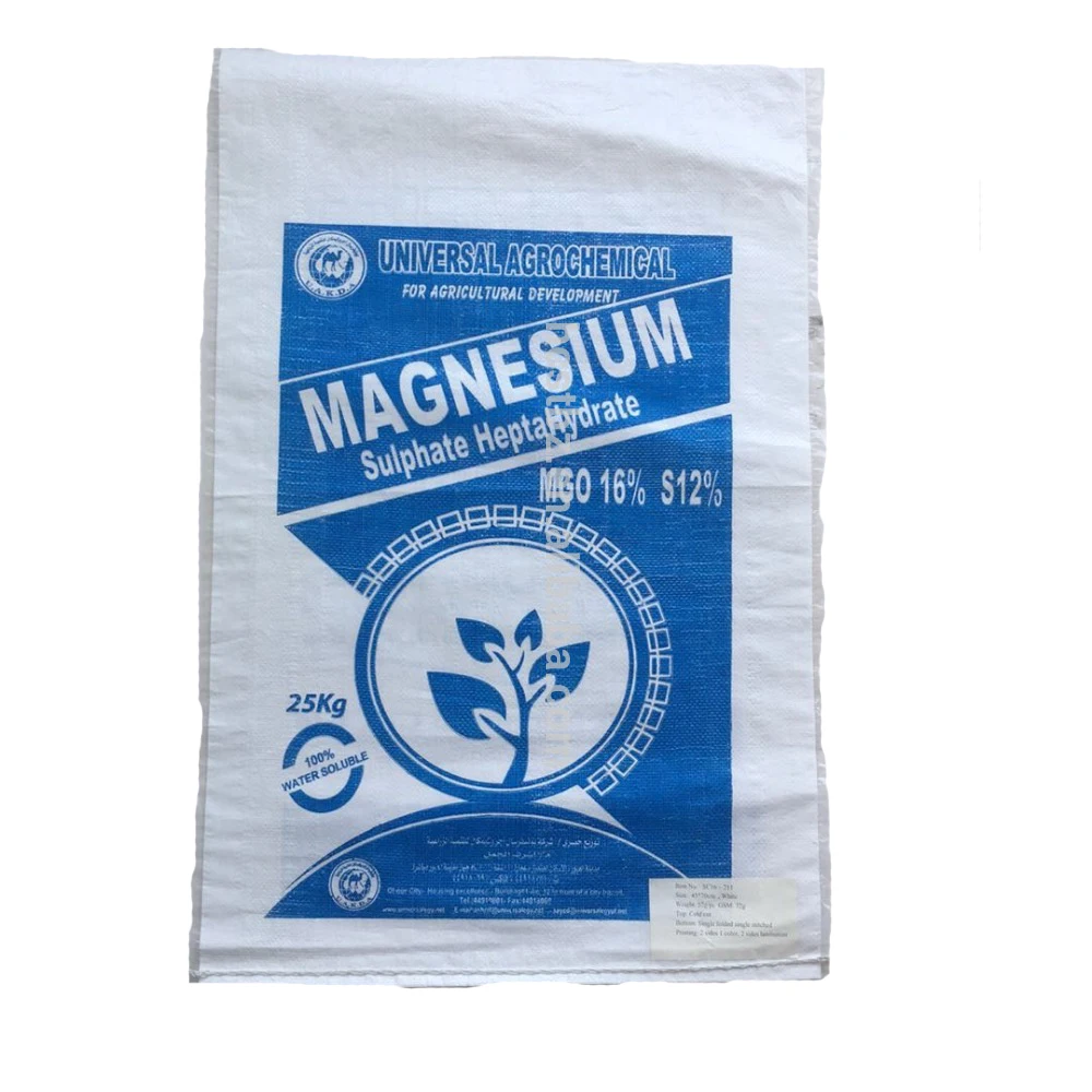 white pp woven bag packing corn 50KG export to South America