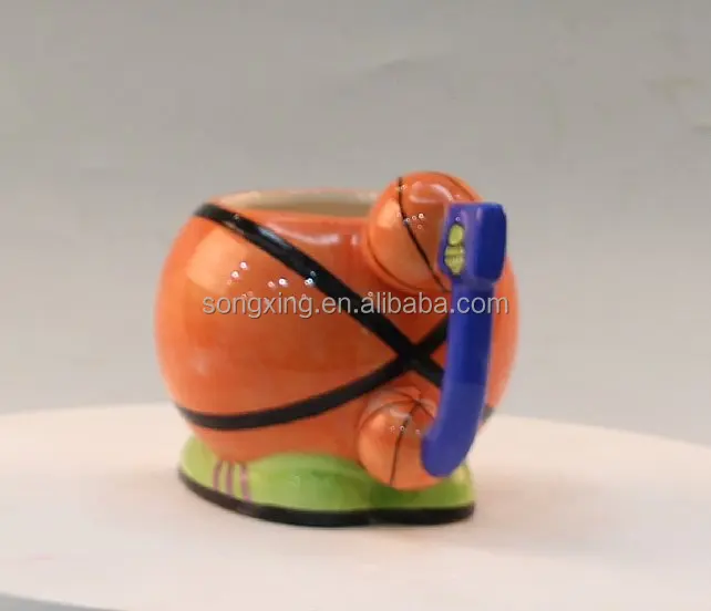 basketball without cover ceramic mugs Size and shape can be customized