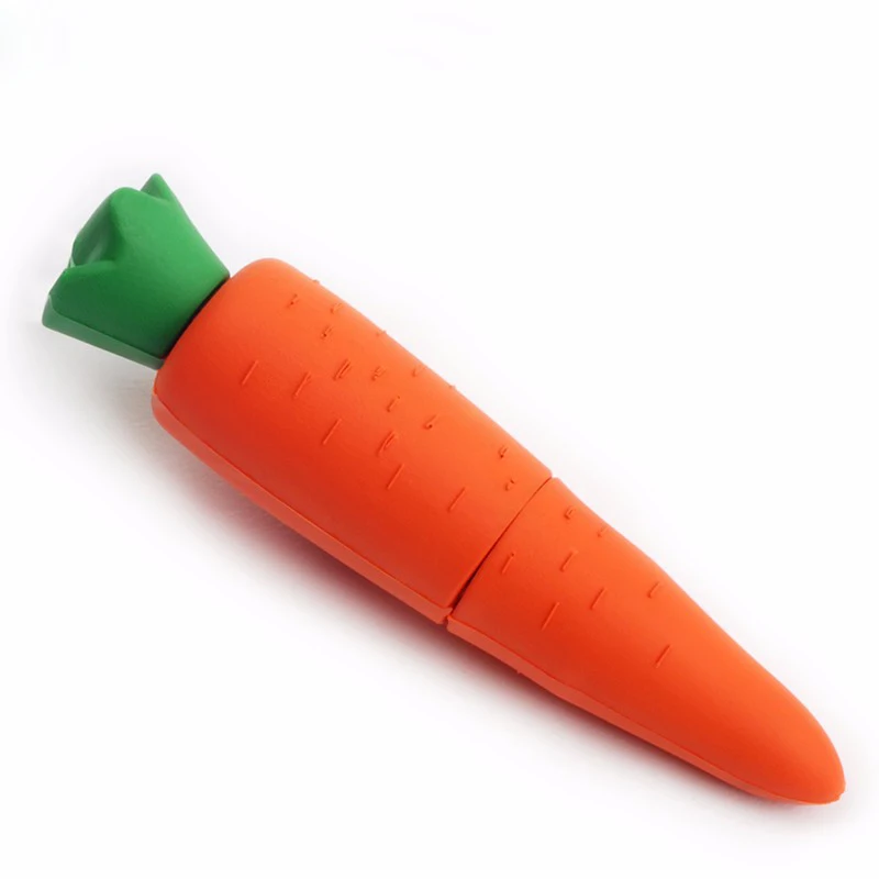 Custom Logo Cartoon Carrot Fruit Usb Flash Drive Pendrive 8Gb 16Gb 32Gb Vegetables Shape Usb 2.0