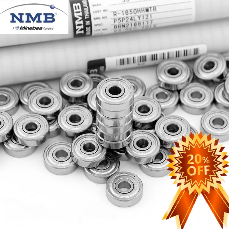 9x3x4mm NMB Deep Goove Ball  Miniature Bearing MR93ZZ