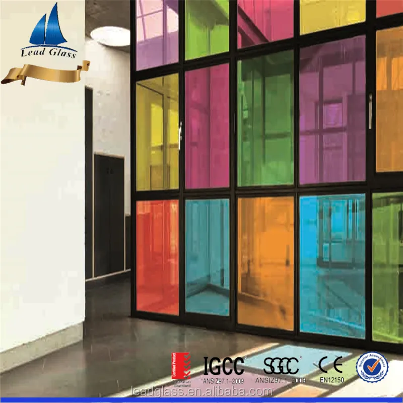 4mm-12mm Color Tinted Toughened Glass Sheets For Furniture Building Windows Doors Walls Decoration