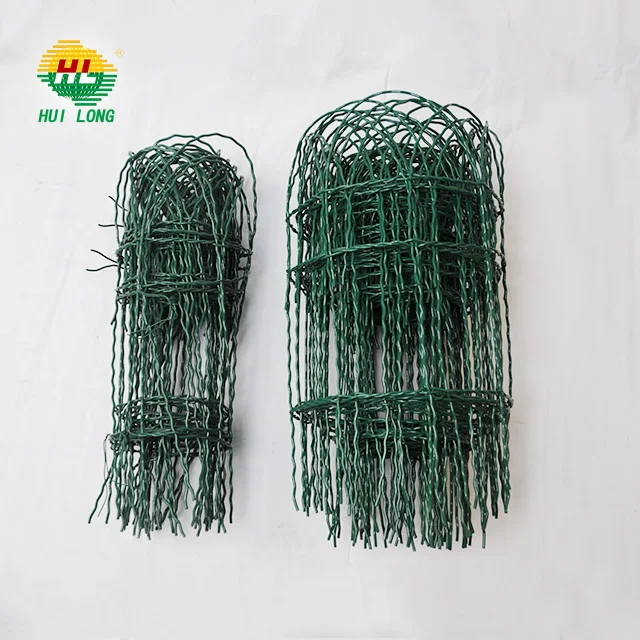 Fence Lawn Edging Garden Border 10m Green PVC Coated Wire Edge Fencing 3 Sizes