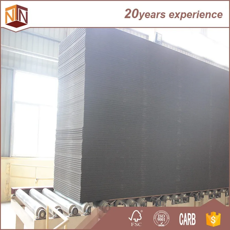 
2016 high quality black core mdf made in China 