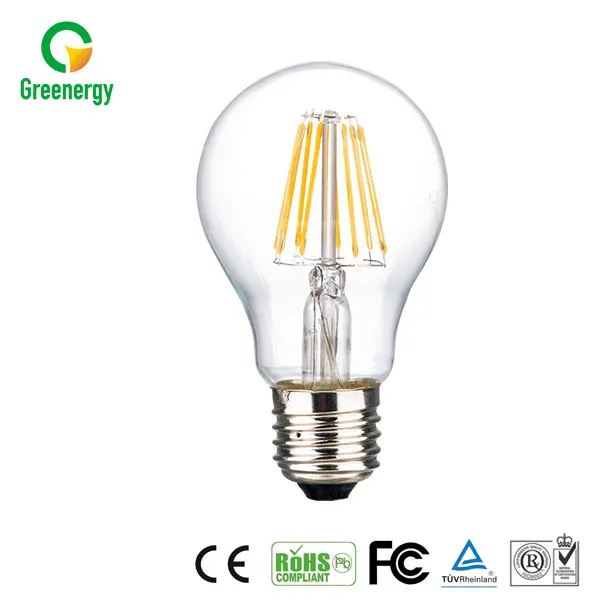 
New design CE approval e27 edison dimmable filament led bulb 