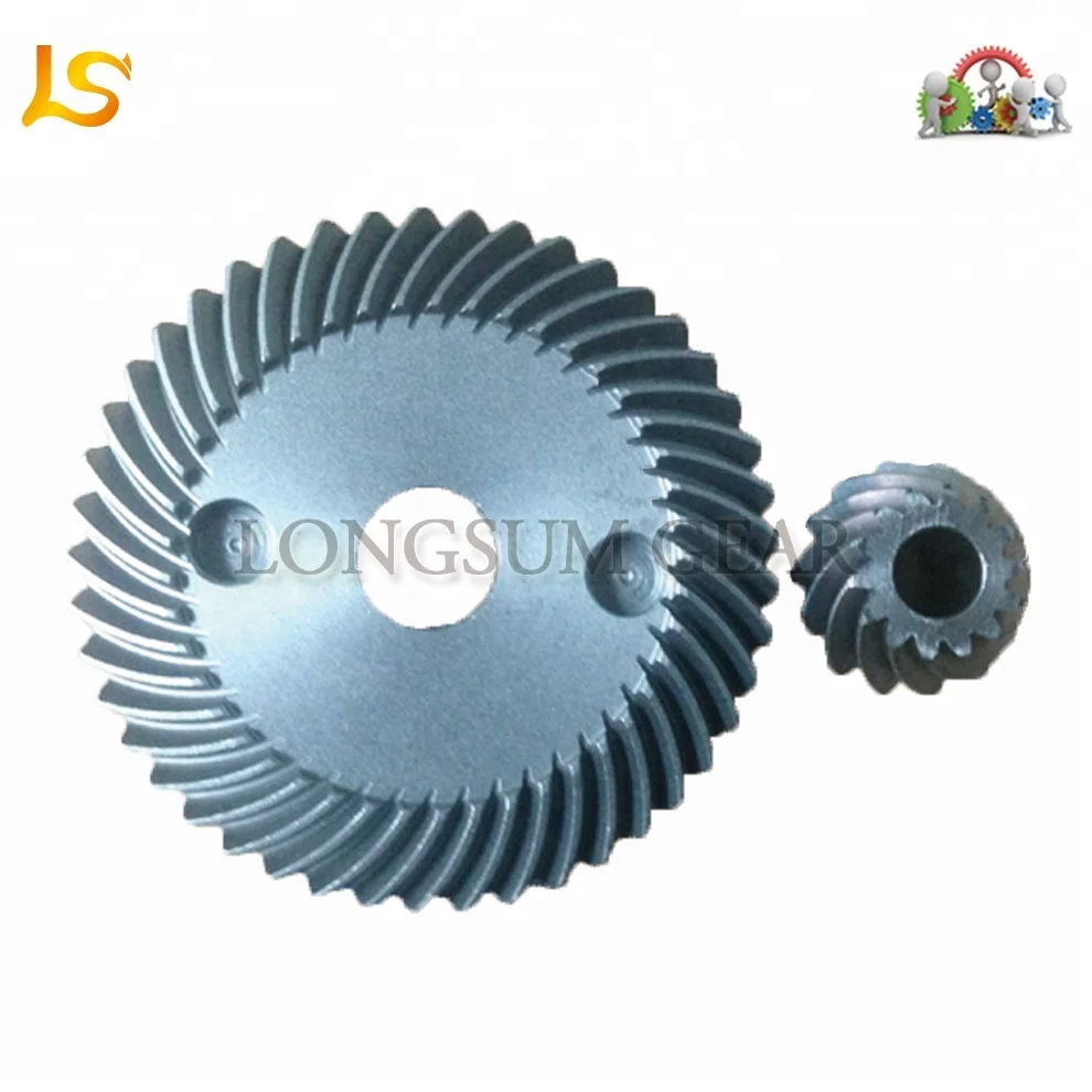 
High precision customized spiral bevel gear for sewing machine 