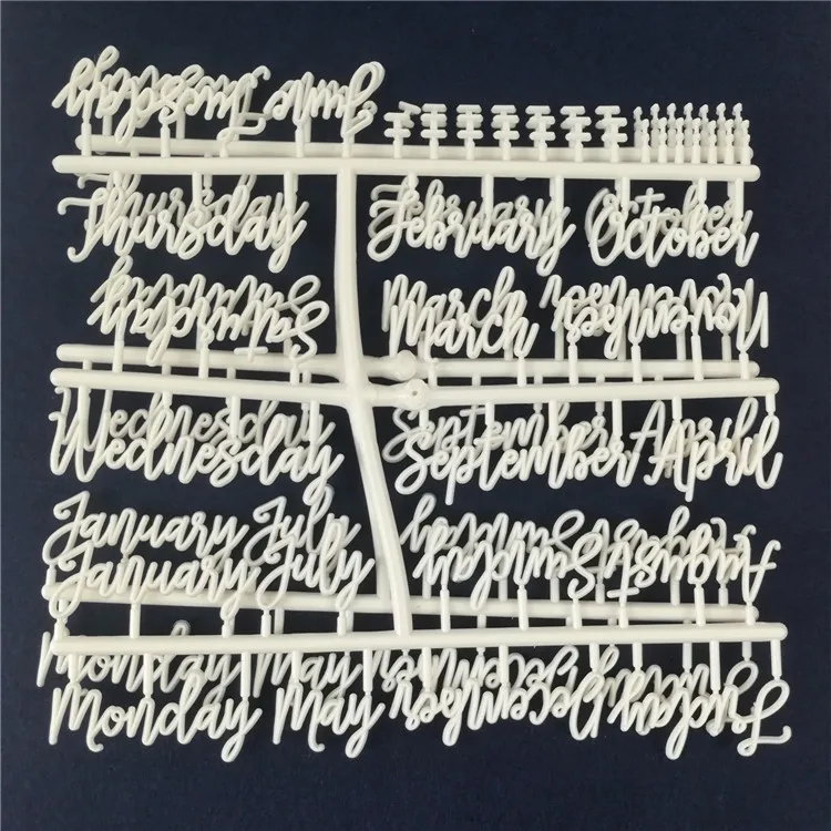 
Rustic felt letter board wooden frame with 340pcs of white letters creative wooden home decoration 