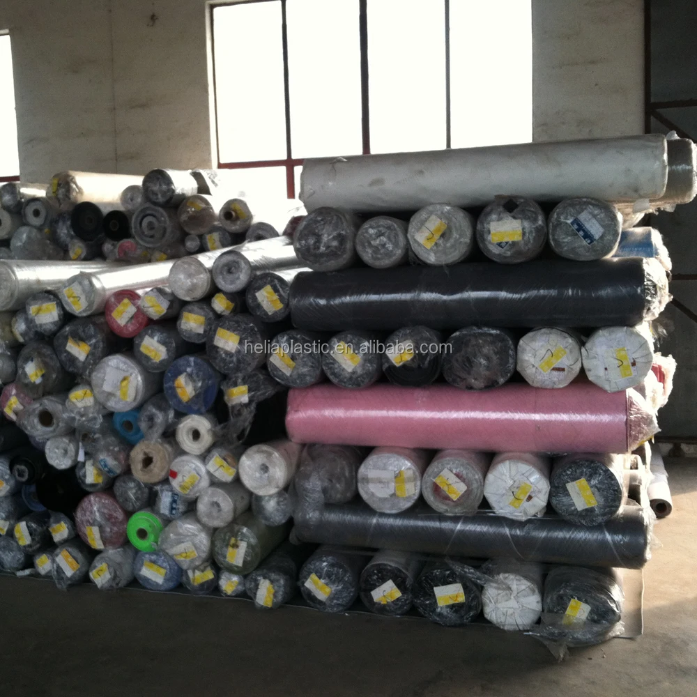 PU Stock Leather for Shoes, Stock Leather pu for shoe lining, Knitted and non woven pu