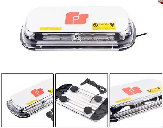 Ultra bright 3 watt magnet mount towing recovery truck led strobe beacon led mini lightbar heavy duty car flash strobe beacon