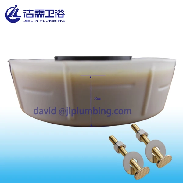 Hot Sale Toilet Bowl Extra Thick Wax Ring with Solid Brass Bolts Kits