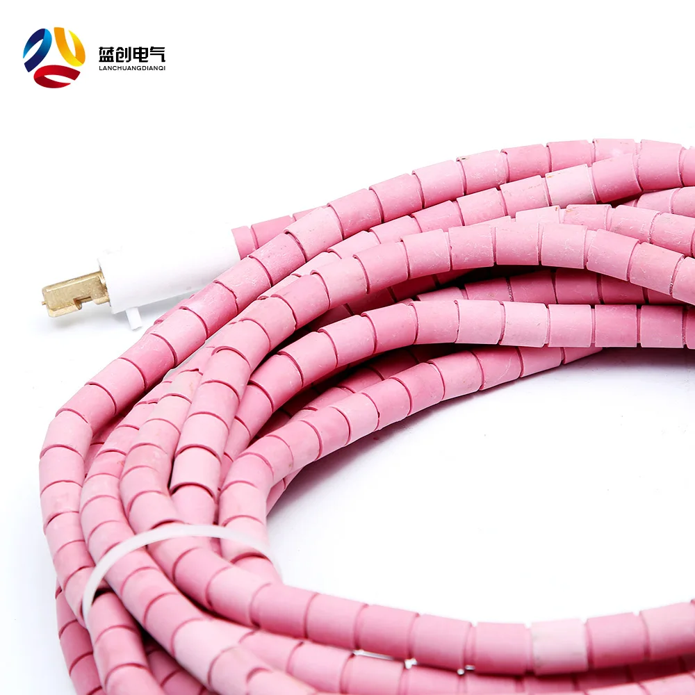 High Temperature Pipeline Drying Flexible Ceramic Pad Heaters Pwht Rope Heater