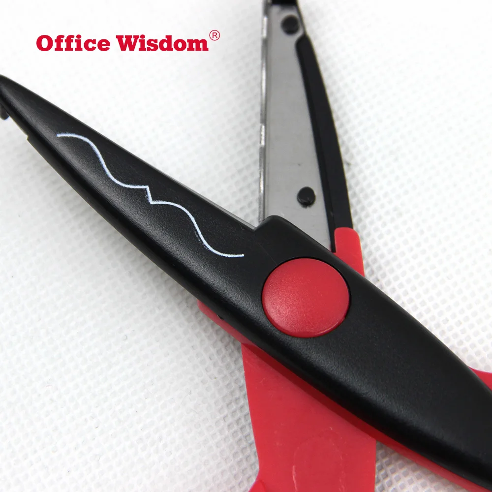 
Hot Selling DIY Craft Decorating Scissors/ Big Wave Scissors for Cutting Photo 