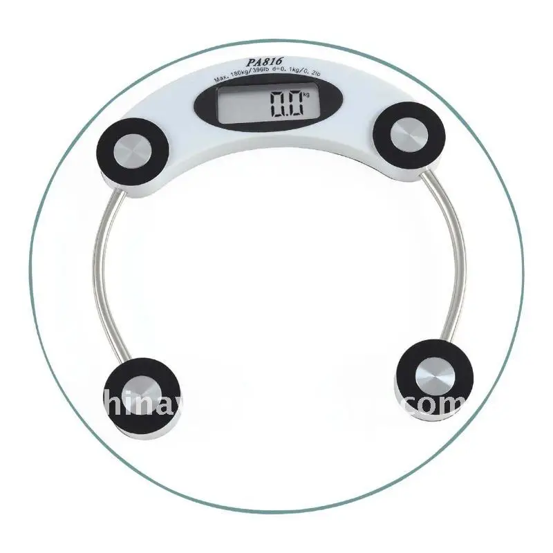 5mm-8mm Thickness 28cm-33cm Diameter Body Weighing Scale180kg Capacity 100g Division CE Certificate Colorful Painting Acceptable