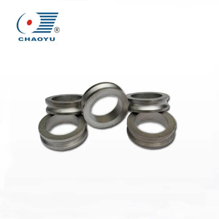 YG8 carbide pulley YG15 Tungsten carbide wire guide roll and carbide straightening rollers