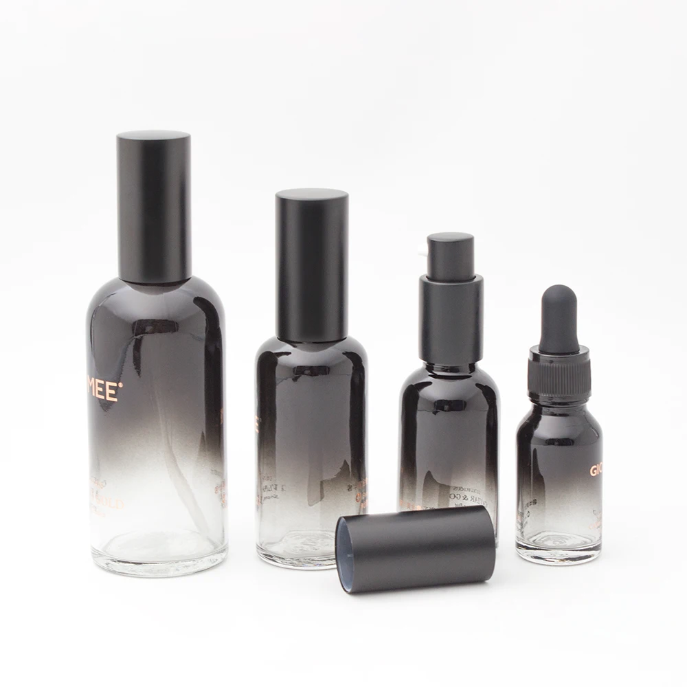 empty 4oz glass dropper spray bottle for hair body essential oil 100ml