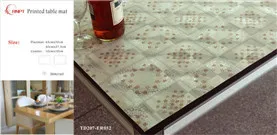 RNPT настольная скатерть из ПВХ , клеенка,