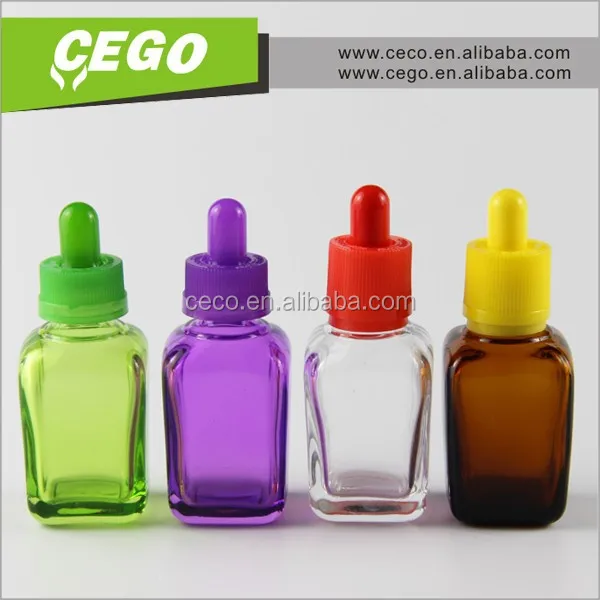 rectangular/square glass bottles Unique dropper bottle pipette,rectangular glass dropper bottle with 15ml 30ml