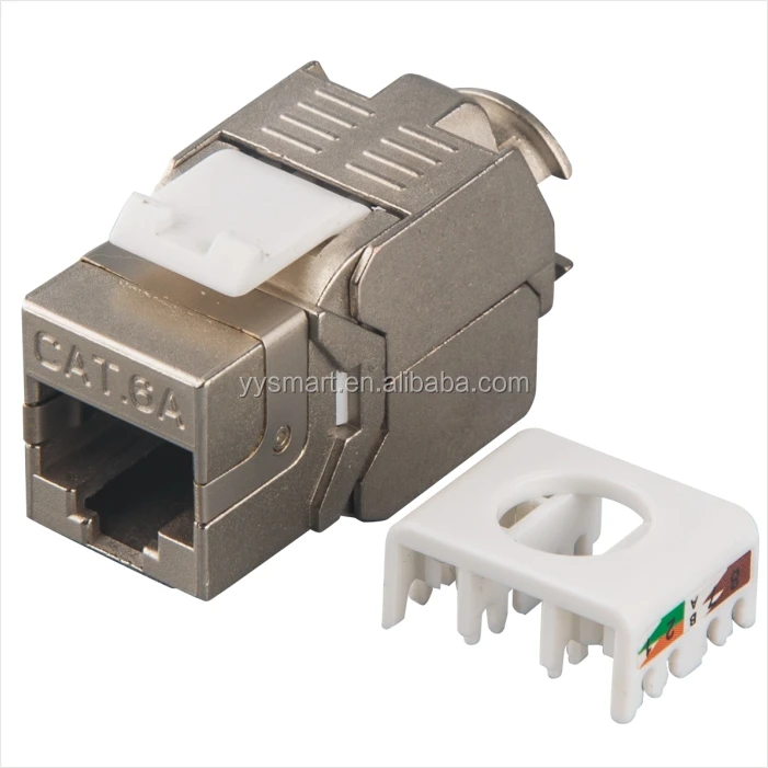 FTP Cat6a keystone jack RJ45 jack муфта 8P8C экранированная сеть Ethernet