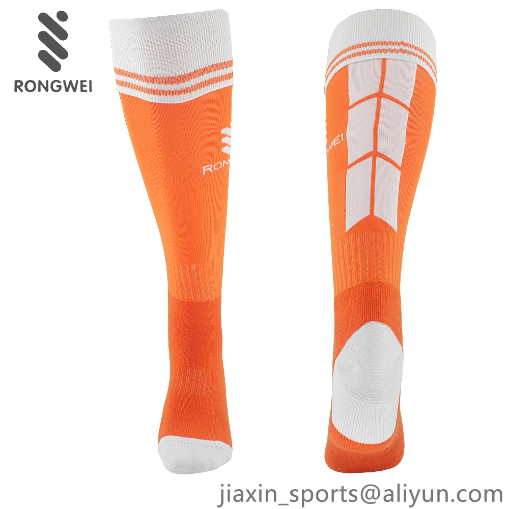 Custom design football socks / OEM knee high socks / sports socks manufacturer