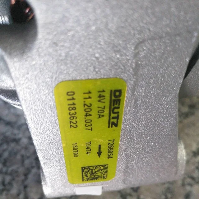 deutz diesel engine alternator 14V 70A 01183622 01183429 Generator