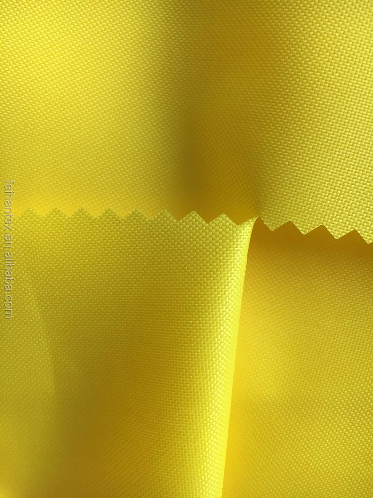 200 * 200 D polyester Oxford bags waterproof fabrics of crease resistant pu coated fabric