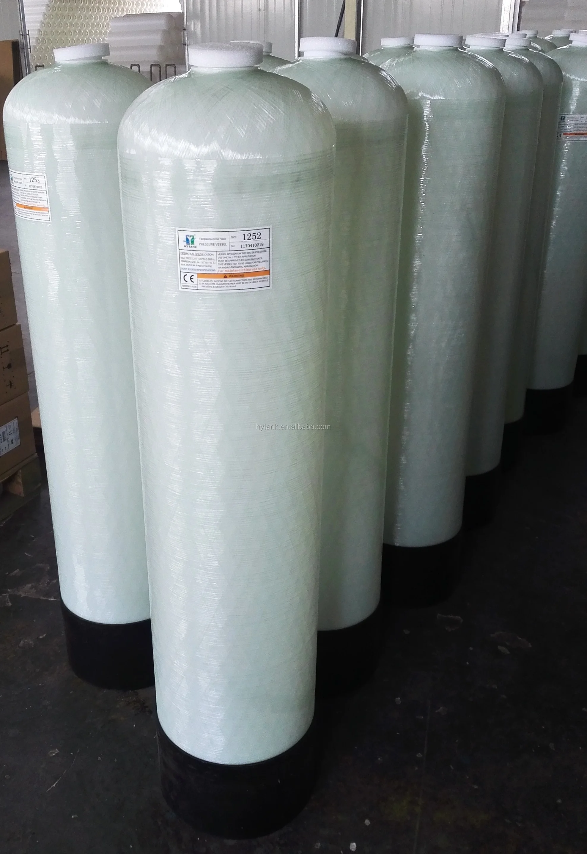 Activated Carbon Filter Fiberglass FRP Water Softener Vessel Tank