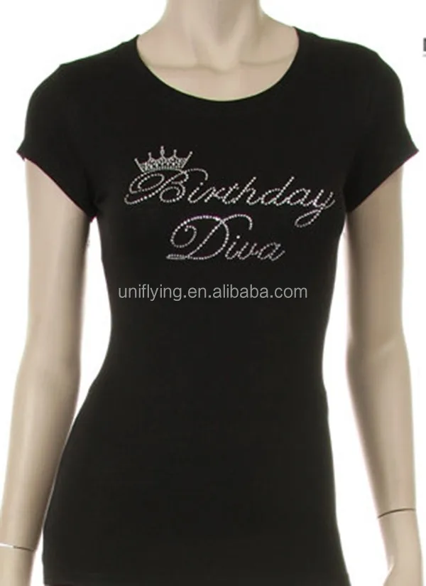 rhinestone heat transfer bling  Iron On Rhinestone for Women T-shirts