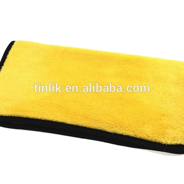 16'*16' 500GSM Microfiber Coral Fleece Auto Detailing Car Interior and Outside Cleaning Towel Cloth