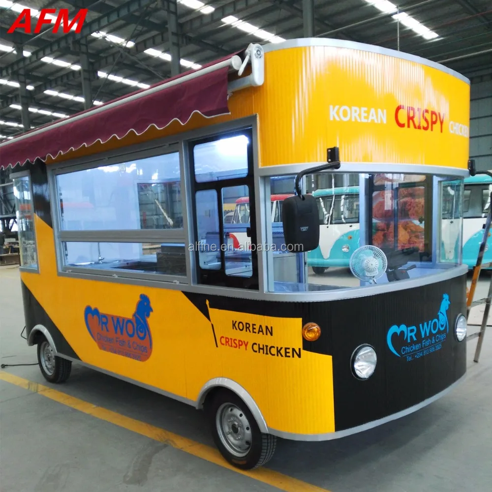Electric Food Truck/Coffee Vending Trailer/ Food Vending Cart for Sale