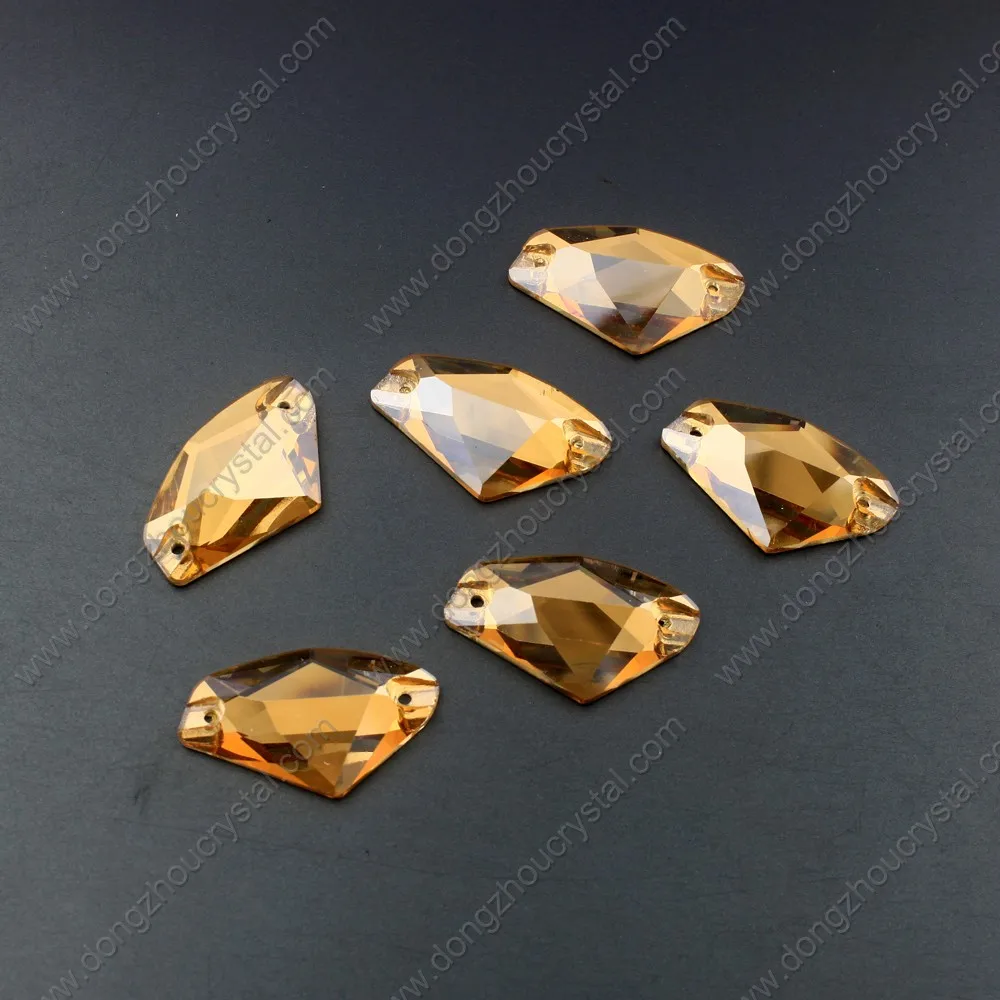 Galactic shape ab color crystal rhinestones sew on clothes