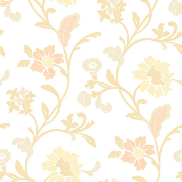 3D flower design washable vinyl wallpaper for home decoration