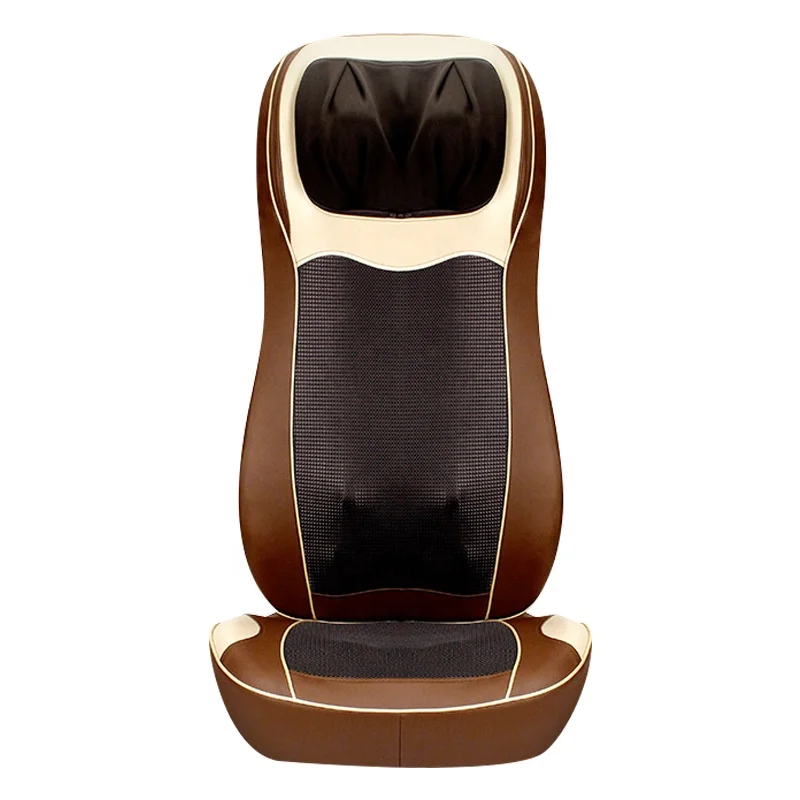 
car home use full body kneading shiatsu thermo neck massage cushion 