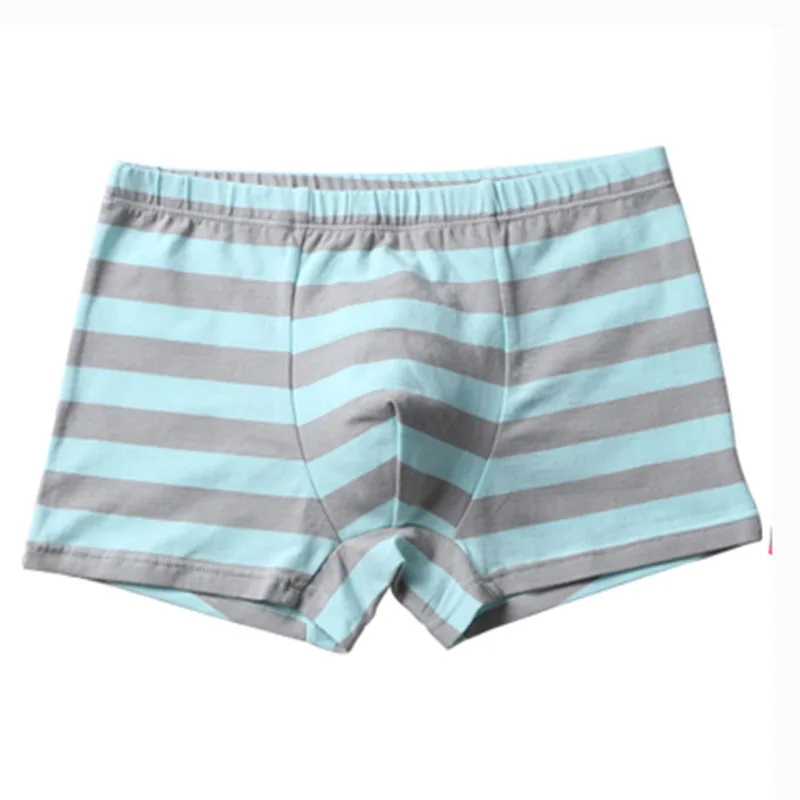 custom nice classic cotton boys boxer short stripe kids underpants lovely children underwear