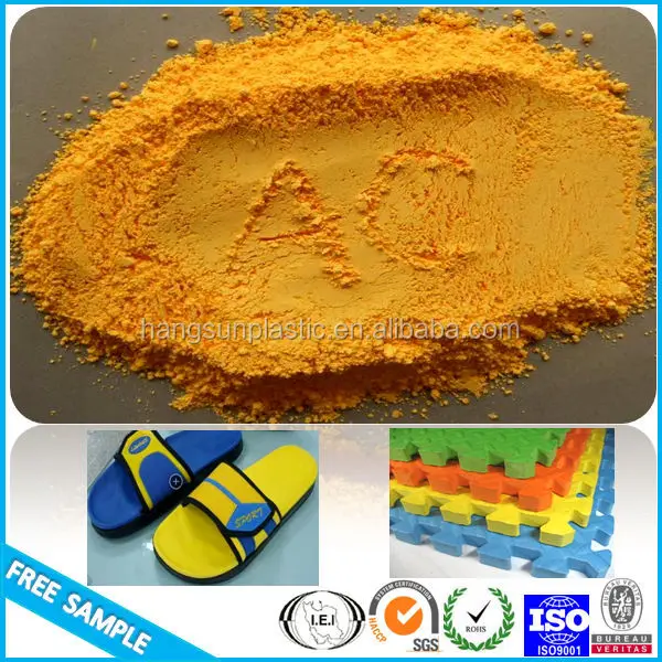 
Chemical ac7000 pvc blowing agent yellow powder 