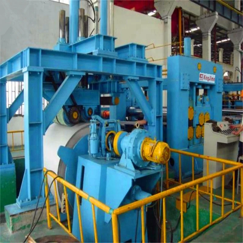 
thick coil cut to length mandrel uncoiler coil uncoiler machine automatic cutting machine 
